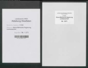 Verbot der Ziegendrift in den Marken zu Altena und Iserlohn