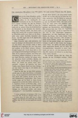Die römischen Mosaiken vom VII. Jahrh. bis zum ersten Viertel des IX. Jahrh., [1]