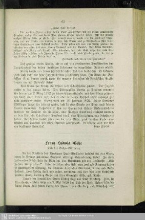 Franz Ludwig Gehe und die Gehe-Stiftung
