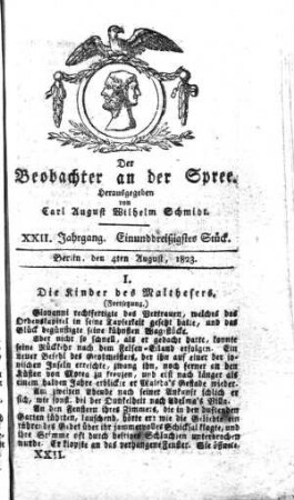 31. Stueck, 4. August 1823