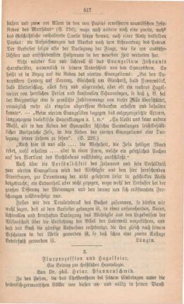 517[509]-531[523] Flurprozession und Hagelfeier : ein Beitrag zur christlichen Heortologie
