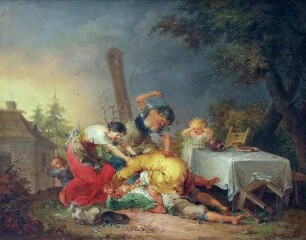 Bauern beim Kartenspiel