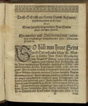 Trost-Schrifft [...]