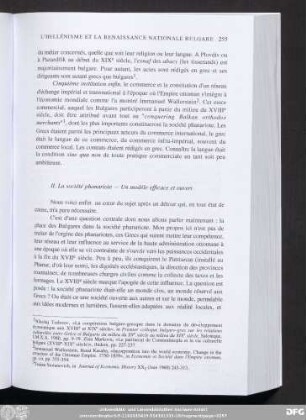 II. La société phanariote – Un modèle efficace et ouvert