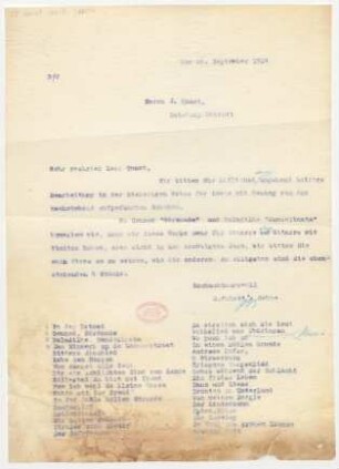 Brief an J. Quast : 19.09.1914