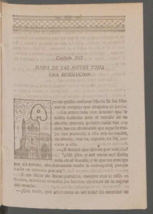 Capítulo XCI - María de las Nieves toma una resolución