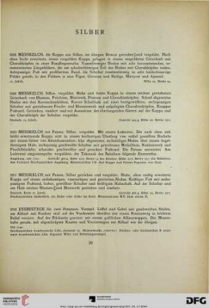 Silber (Nr. 228-257)