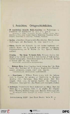 Ansichten. Ortsgeschichtliches (Nr. 1-200)