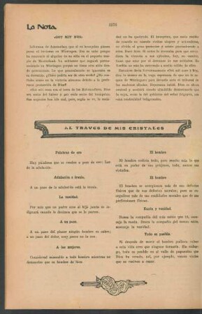 Al través de mis cristales