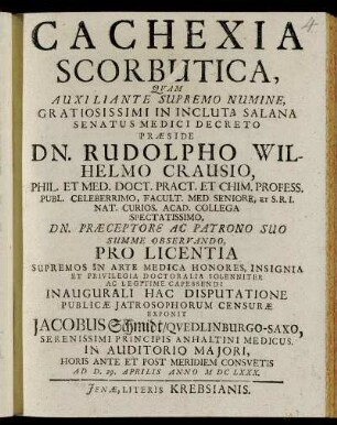 Cachexia Scorbutica