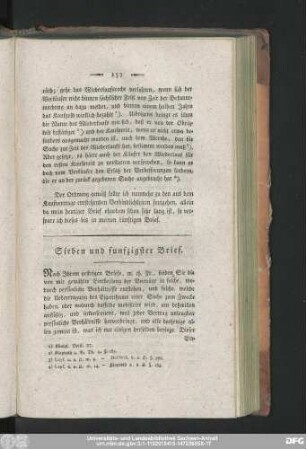 Sieben und funfzigster Brief.