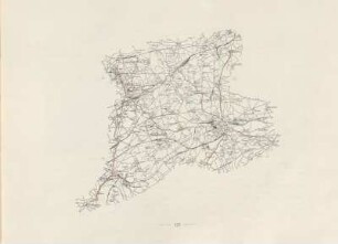 Karte: Straßennetz von Gelsenkirchen, Herne, Wattenscheid, Steele, Bochum