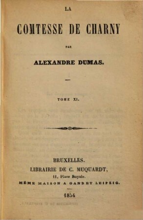 La Comtesse de Charny, 11