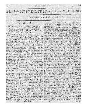 Lateinische Sprachlehre für den ersten Cursus. Oder vollständiges Schema der Lateinischen Declinationen und Conjugationen mit ihren deutschen Benennungen nebst den nöthigen Einleitungen und Anmerkungen. Zum Behufe des öffentlichen und Privatunterrichts. Nürnberg: Bieling 1798