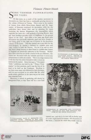 56: Some Viennese flower-stands and vases