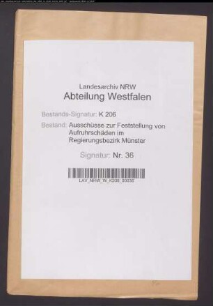 Schadenssache der Mohr - Margarinewerke AG zu Gelsenkirchen