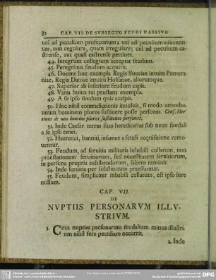 Cap. VII. De Nuptiis Personarum Illustrium