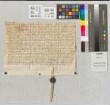 Johann Damen, Rentmeister und Jan Nunx, Schöffen bekennen, daß Jan Buschops und s. Fr. Anna verkaufen an Prior Joh. von Sirrstorp 8 Fuß Roggen Pachtkorn und setzt zum Unterpfand Haus und Hof, gelegen "op dyn birche (?) Regment" zwischen Tonys Schuls und Veren Raetzen.
