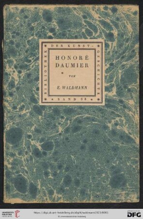 Band 63: Bibliothek der Kunstgeschichte: Honore Daumier