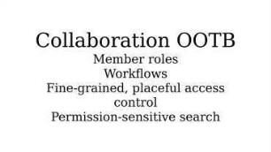 Collaborative Data Management