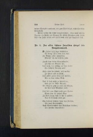 No. 1. Des alten lahmen Invaliden Görgel sein Neujahrswunsch.