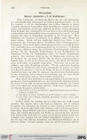 Ortsstatute