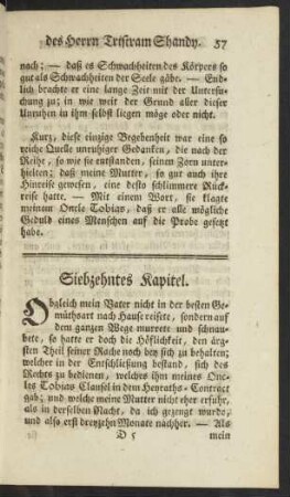 Siebzehntes Kapitel.