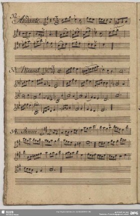 32. Anonymus, Andante, D-Dur