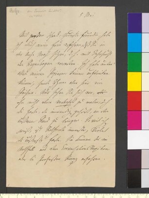 Brief von Voigt, Friedrich Siegmund an Unbekannt