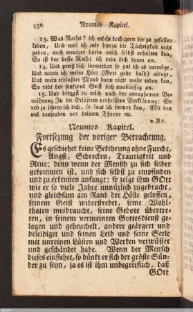 Neuntes Kapitel: Fortsetzung der voriger Betrachtung.