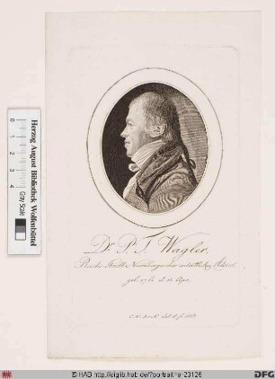 Bildnis Paul Tobias Wagler