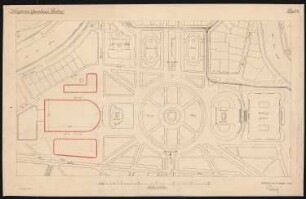 Königliche Oper, Berlin-Tiergarten: Lageplan 1:1000