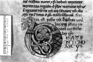 Initiale I, Folio 172 verso
