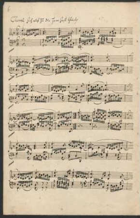 Ich ruf' zu dir Herr Jesu Christ; org; e-Moll; Krebs-WV 529a