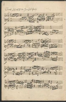Ich ruf' zu dir Herr Jesu Christ; org; e-Moll; Krebs-WV 529a