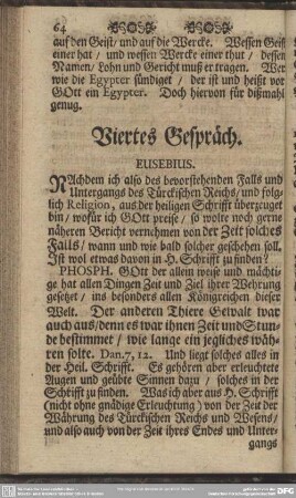 Viertes Gespräch