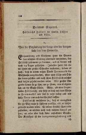Drittes Kapitel. Hülfreichs Heilart der kranken Ochsen und Kühe