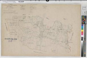 Dinker (Welver), Nateln (Welver), Umlegung Dinker-Nateln, Urkarte 1 Dinker Flur 2,1