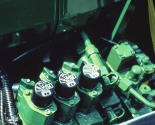 Fotografie: Traktor, Antriebs- und Anbausystem, Hydraulik