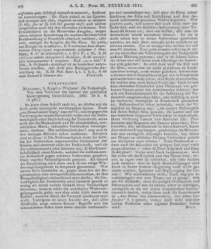 Soden, J.: Die Todesstrafe. Nürnberg: Riegel & Wießner 1830