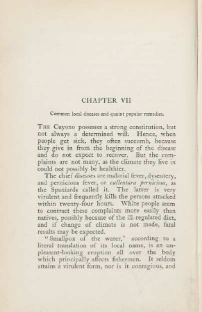 Chapter VII. Common local diseases and quaint popular remedies