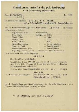 Bühler, Josef