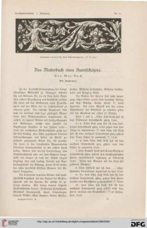 Das Musterbuch eines Harnischätzers