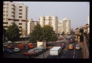 Diapositiv: Skalitzer Straße, Kottbusser Tor 1985