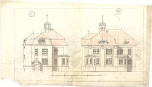 Pfann, Paul; München, Möhlstr.; Wohnhaus O. Bischoff - Ansichten
