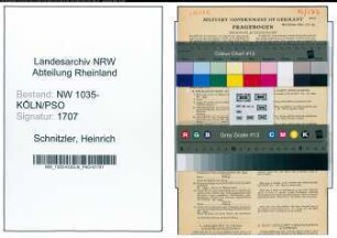 Entnazifizierung Heinrich Schnitzler , geb. 18.06.1897 (Pfoertner)