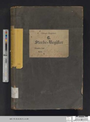 Sterberegister Stadt Frankfurt (Oder) 1881, Urkunde 1-462