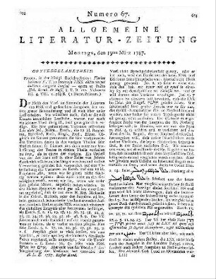 Eutropius: Breviarium historiae Romanae. Hof: Vierling 1786