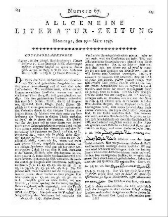 Eutropius: Breviarium historiae Romanae. Hof: Vierling 1786