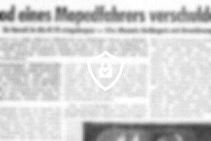 Tod eines Mopedfahrers verschuldet